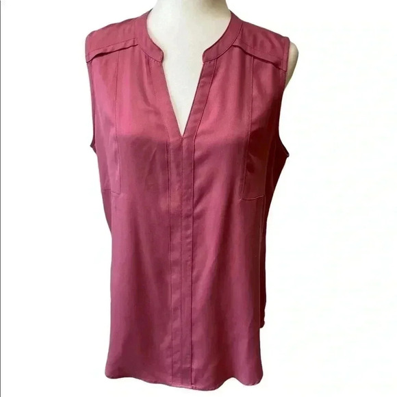 Soft Surroundings 100% Tencel Tunic Dusty Mauve size M - Picture 1 of 5